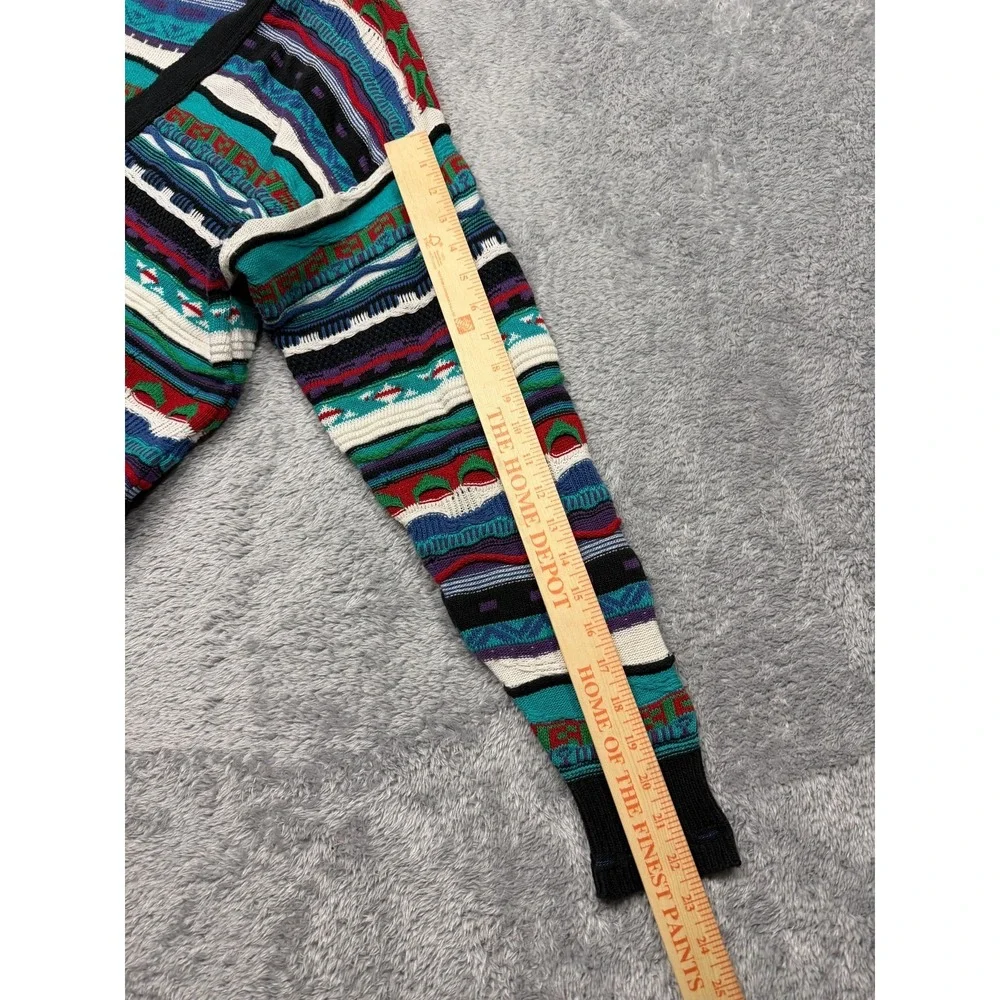 Vintage‎ John Ashford Coogi Style Cardigan Sweater Mens Size M 3D Knit 90s